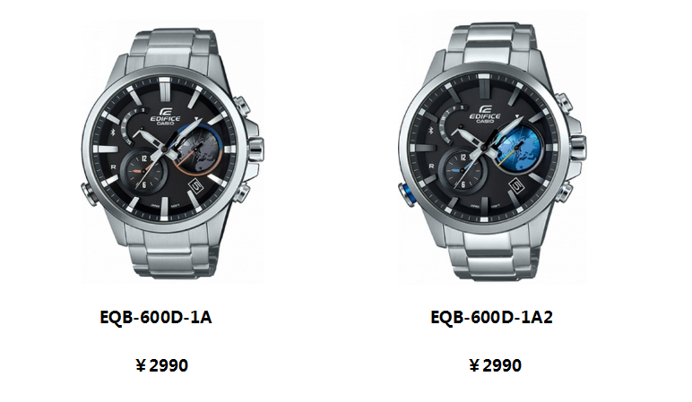 卡西欧edifice全新蓝牙表 eqb-600系列上市-硅谷网