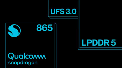 һ8 Proǿ865 + LPDDR 5 + UFS 3.0