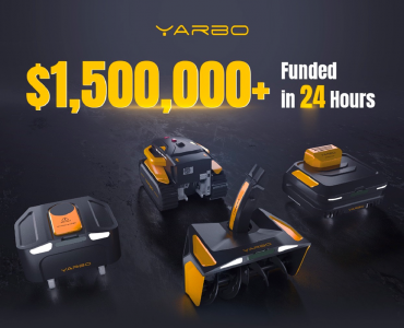 庭院服务机器人Yarbo全球发布，1 小时筹超百万美金